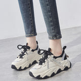 woloong Women's Springtide Platform Height Increasing Jung Ji Sneakers