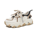woloong Women's Springtide Platform Height Increasing Jung Ji Sneakers