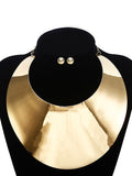 woloong Geometric Necklaces Accessories + Earrings Accessories + Bracelet Accessories Three Pieces Set