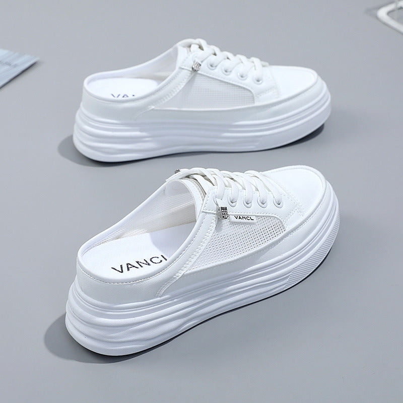 woloong Women's Summer Height Increasing Insole Outer Wear Sneakers