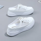 woloong Women's Summer Height Increasing Insole Outer Wear Sneakers