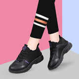 woloong Women's Running Korean Style Versatile Waterproof Sneakers