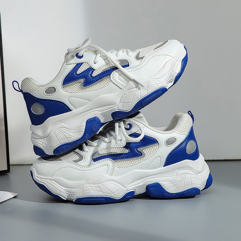 woloong Women's Sports Dad Height Increasing Skinny Breathable Sneakers