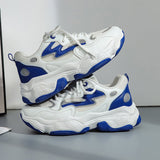 woloong Women's Sports Dad Height Increasing Skinny Breathable Sneakers