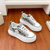 woloong Women's Summer Korean Style Street Shot Platform Sneakers