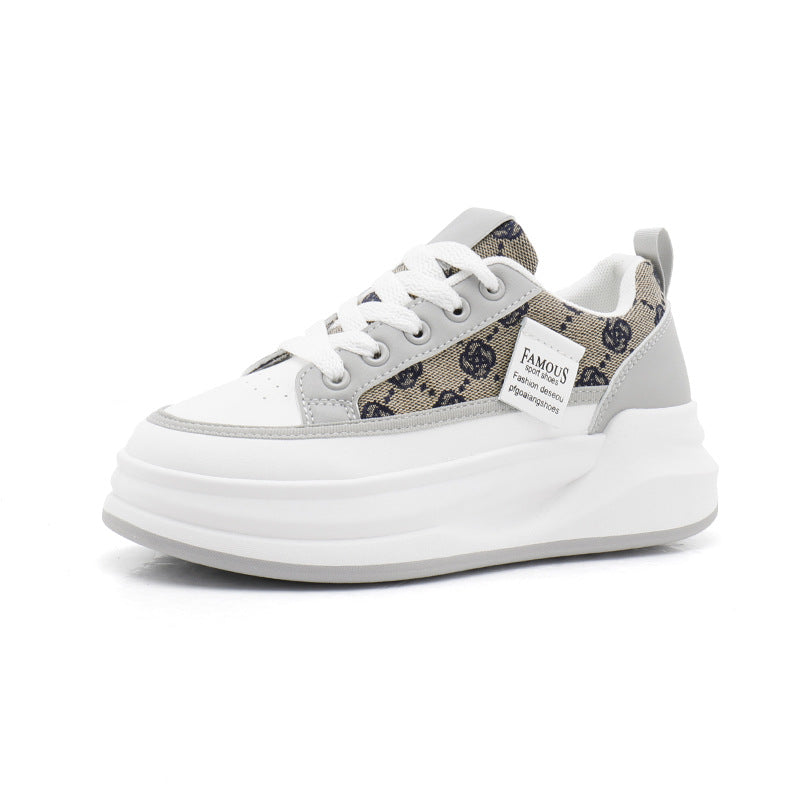 woloong Women's Summer Korean Style Street Shot Platform Sneakers