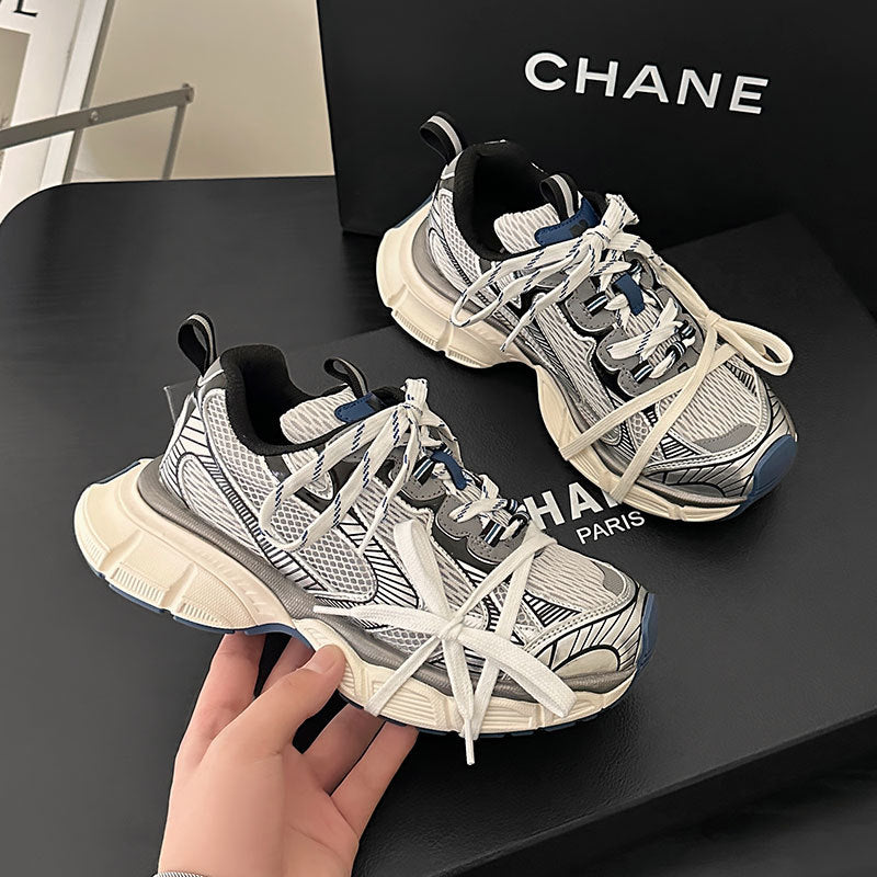 woloong Women's Ninth Generation Mesh Raise The Sneakers
