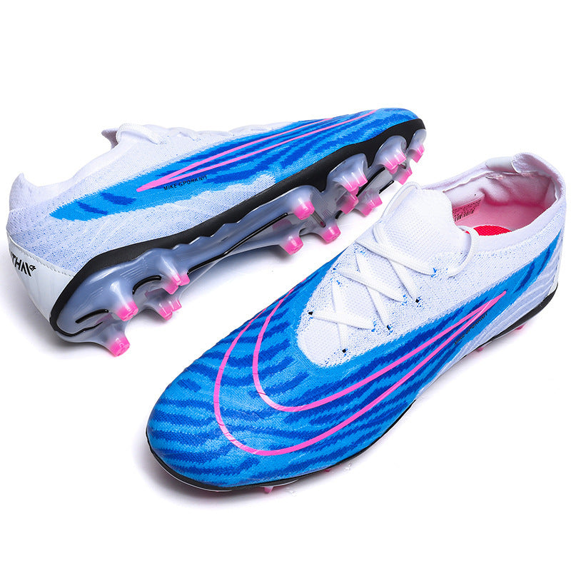New Soccer Shoes Adult Long Nail Men and Women TF Broken Nail Children Student Low-Top AG Training Shoes plus Size Foreign Trade Cross-Border