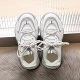 woloong Women's Spring Breathable Increased Fashion Platform Dad Sneakers