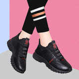 woloong Women's Running Korean Style Versatile Waterproof Sneakers
