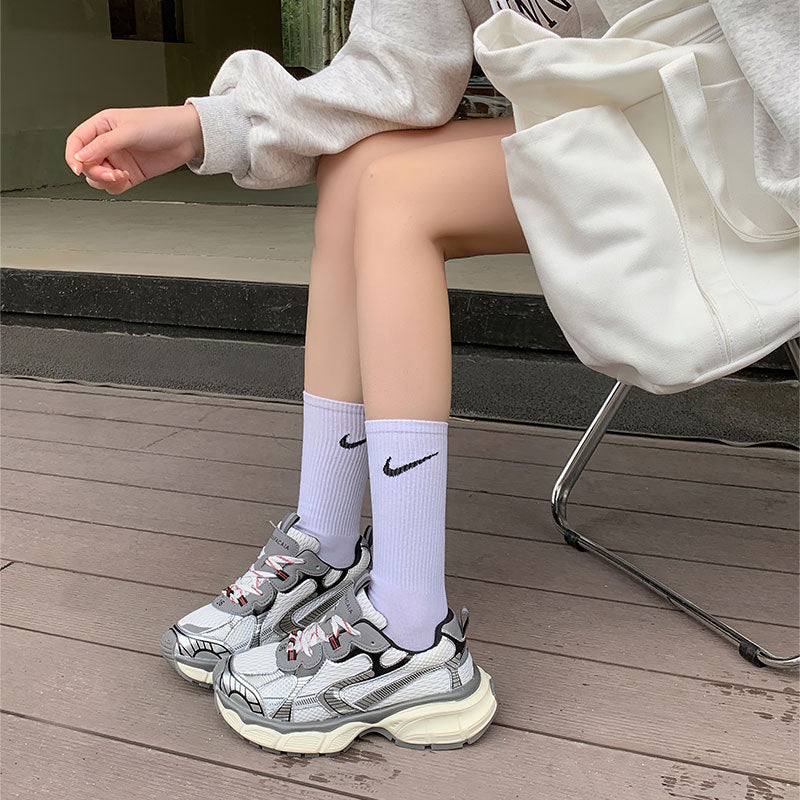 woloong Women's Ninth Generation Mesh Raise The Sneakers