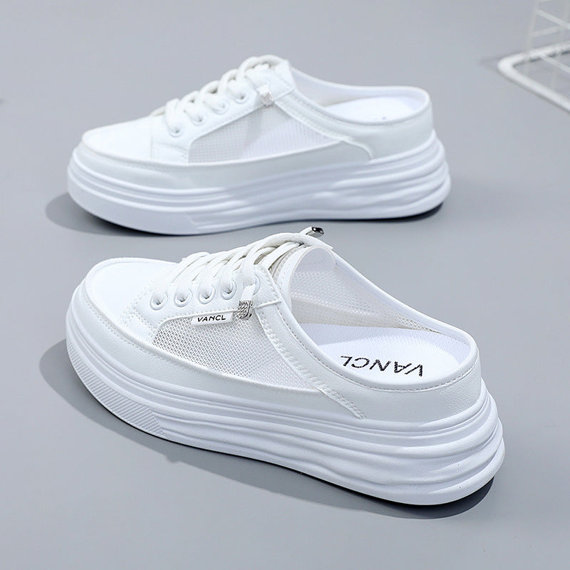 woloong Women's Summer Height Increasing Insole Outer Wear Sneakers