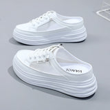 woloong Women's Summer Height Increasing Insole Outer Wear Sneakers