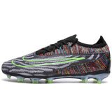 New Soccer Shoes Adult Long Nail Men and Women TF Broken Nail Children Student Low-Top AG Training Shoes plus Size Foreign Trade Cross-Border