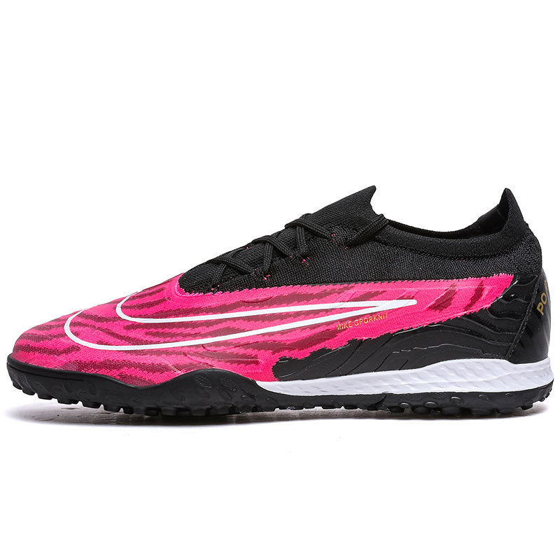 New Soccer Shoes Adult Long Nail Men and Women TF Broken Nail Children Student Low-Top AG Training Shoes plus Size Foreign Trade Cross-Border