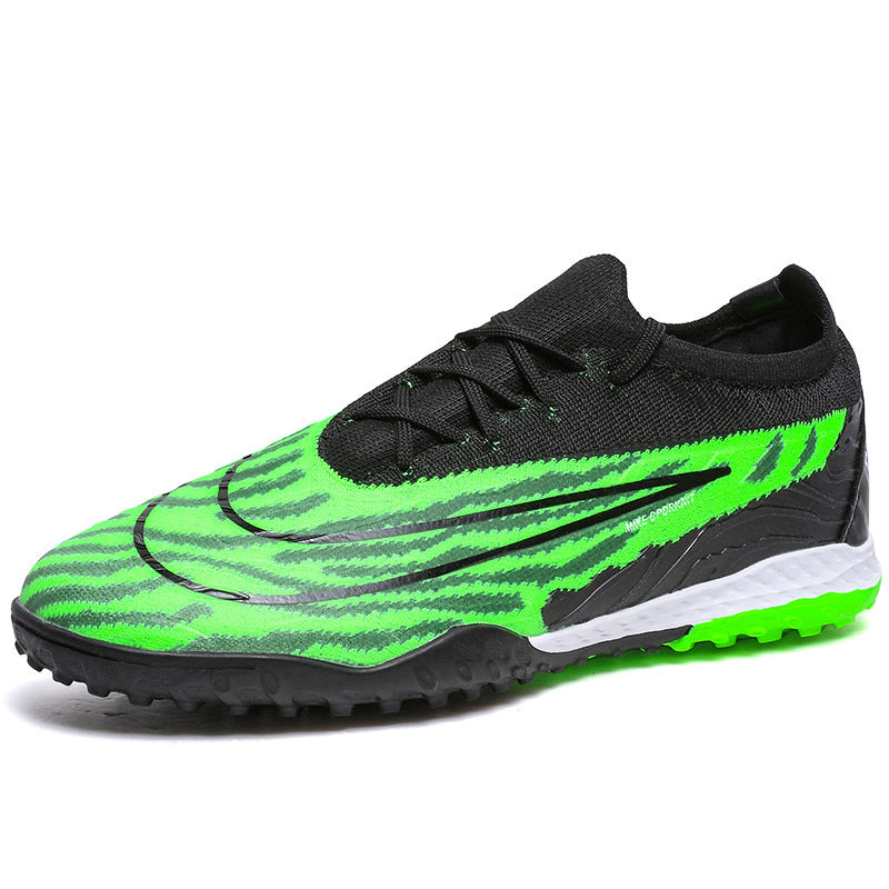 New Soccer Shoes Adult Long Nail Men and Women TF Broken Nail Children Student Low-Top AG Training Shoes plus Size Foreign Trade Cross-Border