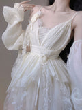 woloong Bride of the Fairy Realm Cottagecore Princesscore Fairycore Coquette Angelcore Kawaii Dress