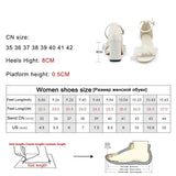 woloong  Flowers White High Heels Sandals Women New Summer Shoes Women Fashion Buckle Strap Square Heel Open Toe Sandals handmade
