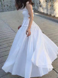 Elegant Ruffle Dress For Women Spaghetti Strap Hollow Out Backless High Waist Puff Dresses Female