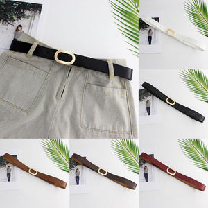 Hot Ladies Adjustable Thin Belts for Women Fashion Luxury Brand Designer Style Skinny Coat Jacket Dress Jeans Waist Belt Female