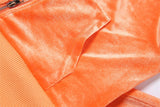 Turtleneck Top+Bandage Lace Slim Female Wide Leg Pants Solid Velour Two Piece Set Women Simple Casual Zipper Long Sleeve