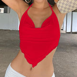 Sexy Hollow Tanks Top Two-piece Women Summer Fashion Crop Tops For Women Black White Sleeveless Casual Tank Tops Streetwear