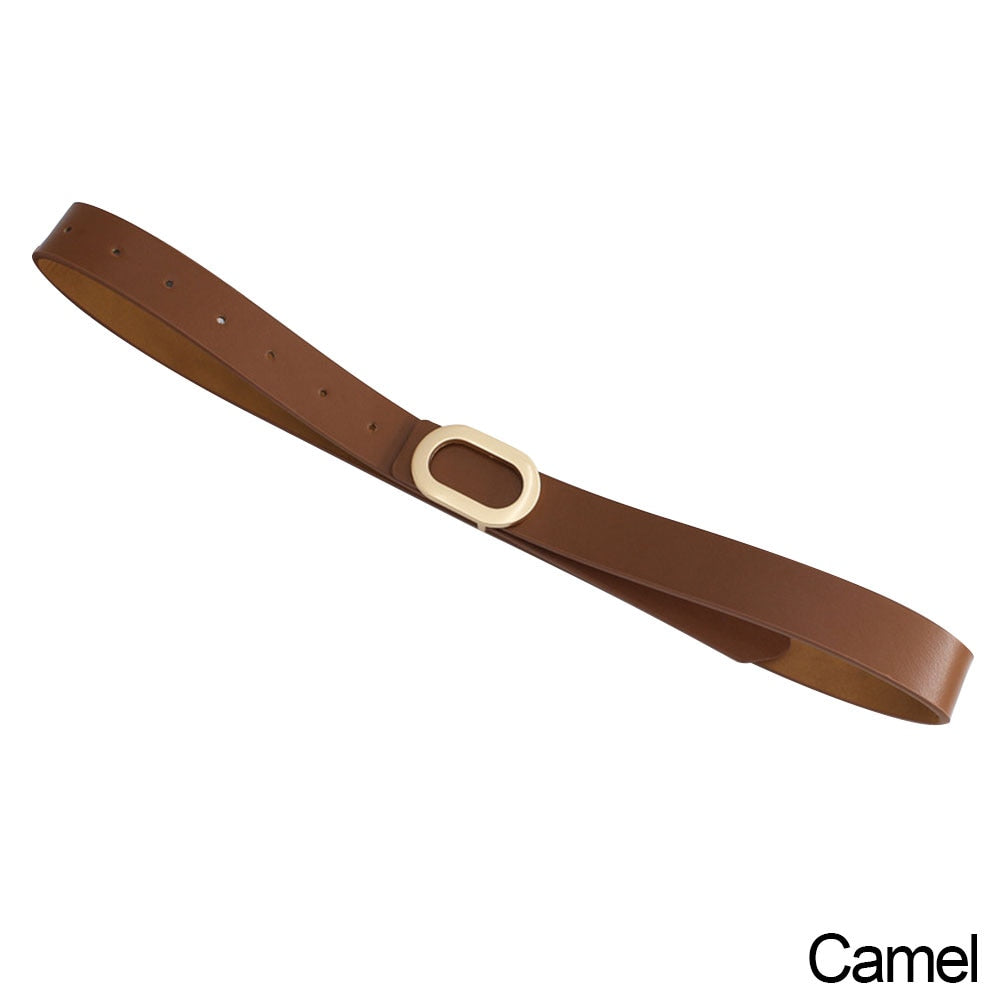 Hot Ladies Adjustable Thin Belts for Women Fashion Luxury Brand Designer Style Skinny Coat Jacket Dress Jeans Waist Belt Female