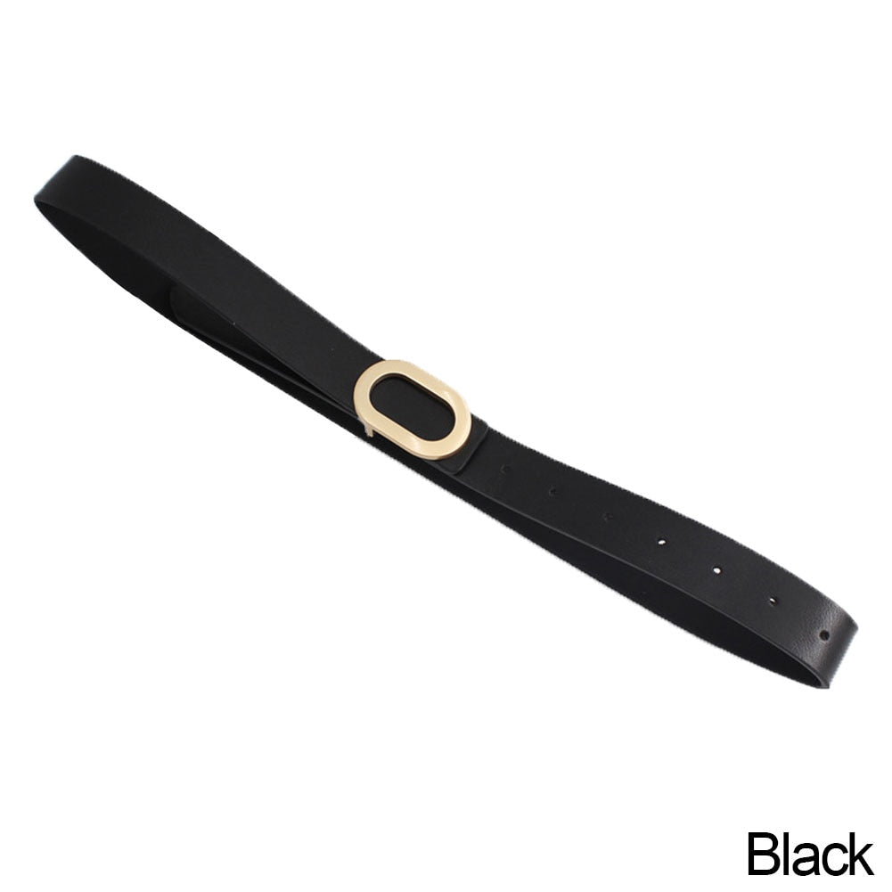 Hot Ladies Adjustable Thin Belts for Women Fashion Luxury Brand Designer Style Skinny Coat Jacket Dress Jeans Waist Belt Female