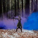 Womens Renaissance Archer cosplay Costumes Hooded Robe Lace Up Vintage Pullover Long Hoodie Dress Cloak Halloween LARP Party