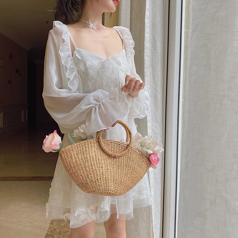 French Fairy Dress Women Elegant Sleeveless Chiffon Mini Dress Casual Floral Print Korean Kawaii Summer Dress Women