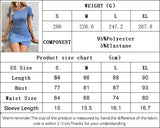 Woloong Slimming Irregular Short Sleeve Body-shaping Effect Knit Dress