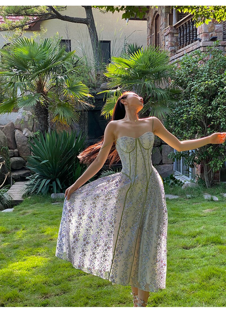 Strap Dress Sundress Women Runway Party Lace Summer Embroidery Beach Woman Sexy Sleeveless Backless Dresses Boho