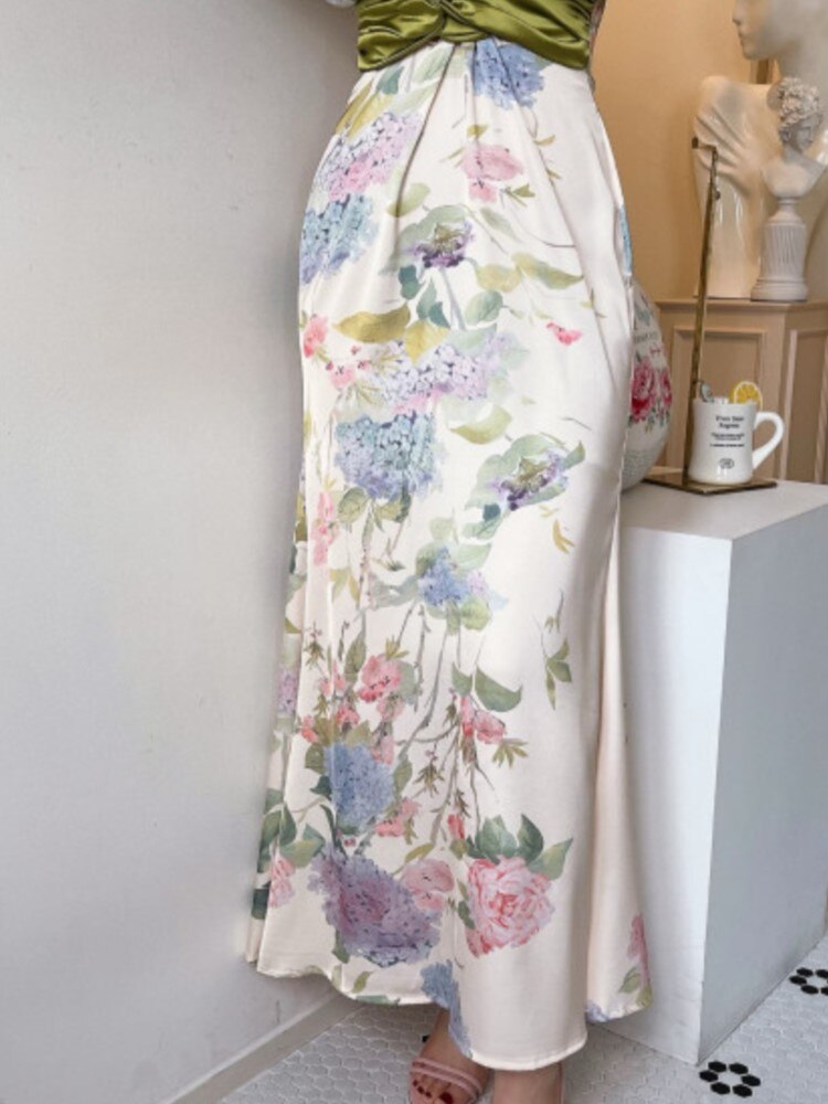 Spring Japan Style Elegant Floral Midi Dress Women Vintage Chic Bodycon Party Birthday Vestidos Female Fashion One Pieces Robe