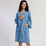Cotton Bathrobe Female Loose Long Sleeve Sleepwear Spring Home Robes For Women Dresses Casual Woman Clothes Night Wears