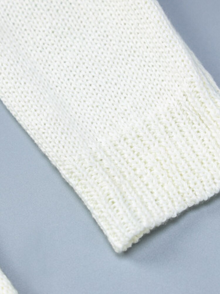 Knit Tassel Strapless Long Famale Dress Elegant White Hollow Out Club Party Dresses Women Fashion Bodycon Backless Lady Clothes