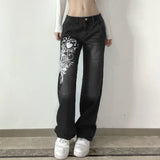 Harajuku Grunge Vintage Low Waisted Cargo Pants Y2K Aesthetics Indie Women Jeans Pockets Korean Streetwear Retro Trousers