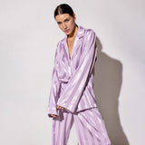 Autumn Elegant High-end Casual Office Lady Shirt Set Nature Loose Full Sleeve + Long Wide Leg Pants Women 2 Piece Set