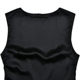 Women's Sexy Backless Sleeveless Bow Solid Mini Dress For Femme  Fashion Party Clubwear Slim Fit Elegant Outfits