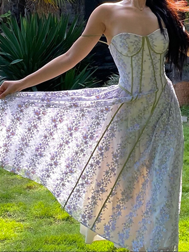 Strap Dress Sundress Women Runway Party Lace Summer Embroidery Beach Woman Sexy Sleeveless Backless Dresses Boho
