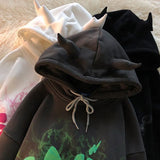 Harajuku Women Hoodies Y2k Star Patchwork Embroidery Zip Up Sweatshirt Gothic Oversized Hoodie Jacket Coat Streetwear Clothes