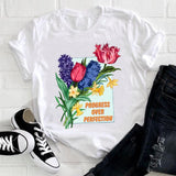 Women Camera Vintage Travel Short Sleeve Spring Fashion Lady Clothes Print Tshirt Female Tee Top Ladies Graphic T-shirt