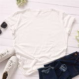 Plus Size Shirt S-5XL New Mountain Printed T Shirt 100%Cotton Shirts O Neck Short Sleeve Tee Summer Women Clothing Black Tops