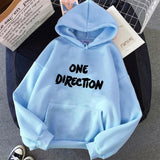 New letter Graphic One Direction Merch Harajuku Aesthetic Women Pullover Hoodie Sweatshirt Streetwear Clothes