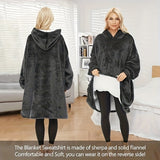 1pc, CozyPlus Wearable Blanket - Soft, Spacious, and Stylish Hooded Blanket for Sofa, Living Room, Bed, Indoor and Outdoor Use - Exquisite Design, Warm, Comfortable, and Lightweight