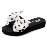 WOLOONG Classy Women's Flip-flops Summer Platform Beach Heels