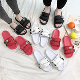 WOLOONG Style Summer Beach Female Couple Fashion Slippers