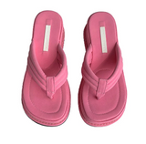 Women Slippers New Clip Toe Sandals Women Shoes Wedge Platform Slippers Fashion Dress High Heels Female Flip Flops Casual