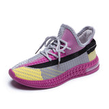 woloong Women's Woven Street Shooting And Lightweight Sneakers