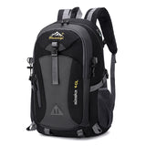 1pc Mens Durable Nylon Waterproof Casual Outdoor Travel Backpack - Perfect for Hiking, Camping, Mountaineering and Sports - Sturdy, Lightweight, Breathable, and Spacious Bag for Going Out