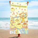 1pc Ultra-Soft Beach Towel - Super Absorbent, Quick-Drying, Lightweight, and Compact - Ideal for Beach, Swimming, Outdoor Camping, Travel, and Poolside Relaxation